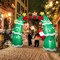 Costway 11FT Inflatable Christmas Tree Arch Party Decoration with Santa Claus LED Lights